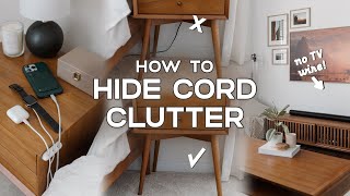 13 Creative Hacks to HIDE CORD CLUTTER 💡 | Cable Management 