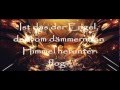 Vogel im Käfig Cover Lyrics on screen - german ...