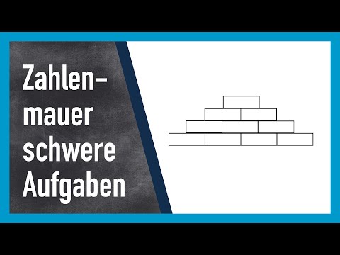 Zahlenmauer schwere Aufgaben