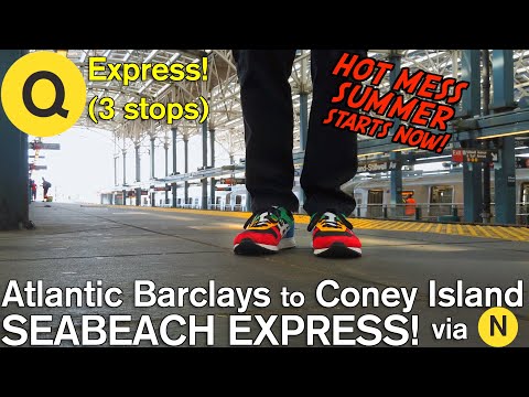 Q Seabeach Supr Express! Atlantic Av to Coney Island Stillwell Av