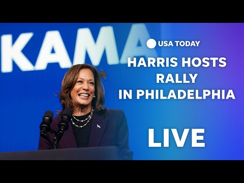 Watch live Kamala Harris hosts rally in Philadelphia after naming Walz as running mate