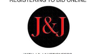 J&J Auctioneers Online Bidding Registration Tutorial