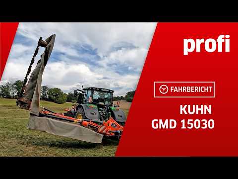 14,50 m Heckmähwerk Kuhn GMD 15030 | profi #Fahrbericht
