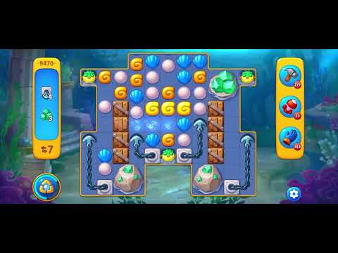 Fishdom level 9470 no boosters フィッシュダム