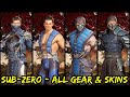 Sub Zero Showcase All Gear Skins Definitive Edition Mortal Kombat 1