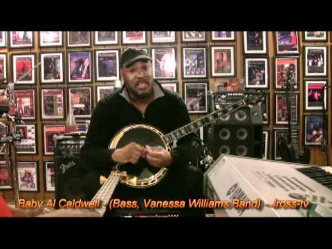 James Ross @ Al Caldwell - (Bass) Vanessa Williams - " Demo-ing Banjo & History" - Jross-tv