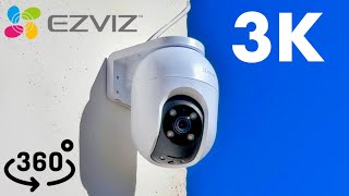 EZVIZ C8c 3K Security Camera - 360 View & Auto-Tracking