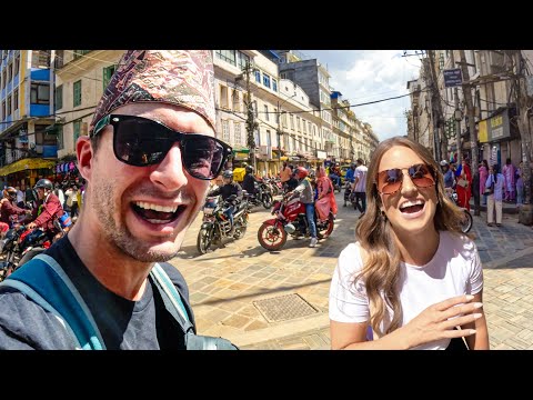 Nossa PRIMEIRA VEZ EM Katmandu!! NEPAL NÃO É O QUE ESPERAMOS!! 😱