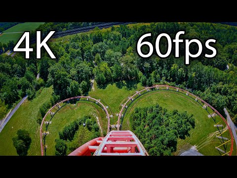 Intimidator 305 front seat on-ride 4K POV @60fps Kings Dominion