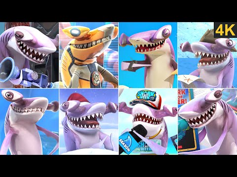 SMOOTH HAMMERHEAD ALL TRAILER & MOVIE THROUGH THE YEARS!!! (2010 - 2022) HUNGRY SHARK WORLD 4K