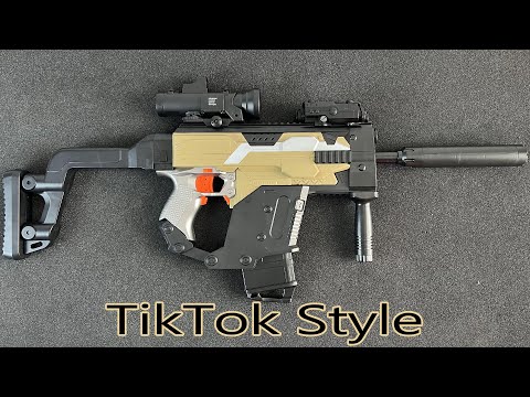 New Vector Soft Bullet Toy Gun the Same in TikTok Style