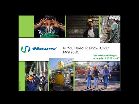 WEBINAR: Your Simplified Guide to ANSI Z358.1
