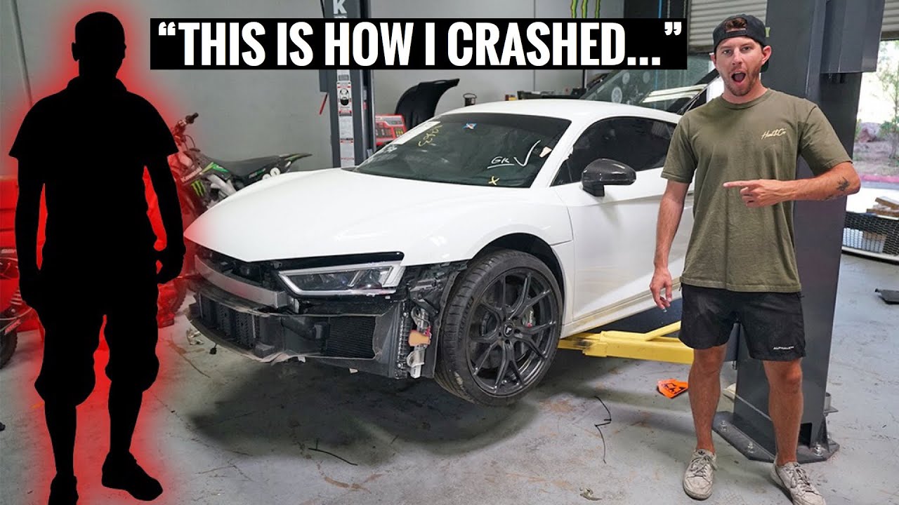 We Found the Wrecked Audi R8's Previous Owner! We Have Crashed Footage!