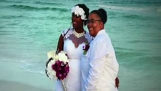 Our Destination Beach Wedding #lgbt #lgbtq #wedding #domo #marriage #wedding video #bride