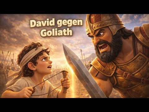 David gegen Goliath 🪨💪 | Die Geschichte vom mutigen Hirtenjungen – Bibel Abenteuer für Kinder