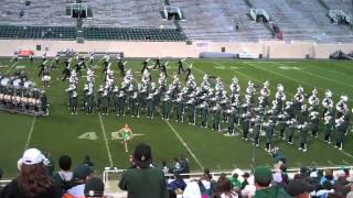 Spartan Marching Band plays &quot;Everybody&#39;s Everything,&quot; Postgame