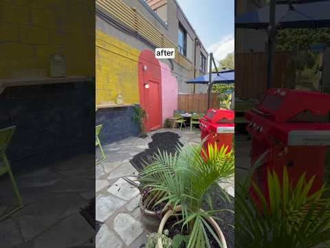 actually EXTREME backyard makeover | start to finish #diy #design #backyardmakeover #makeover ver