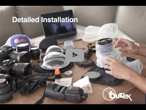 Outex Underwater Housing System - Detailed Installation Instructions for Pro Kit + Flash