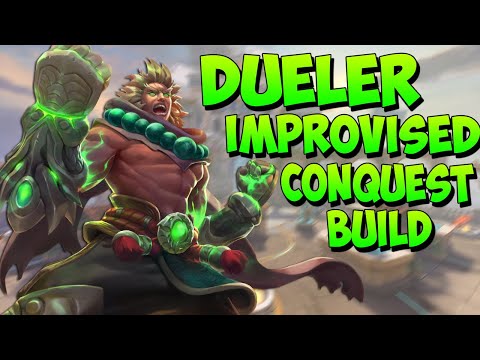DUELER IMPROVISES A RAVANA BUILD IN SMITE RANKED CONQUEST! - Masters Ranked Conquest - SMITE