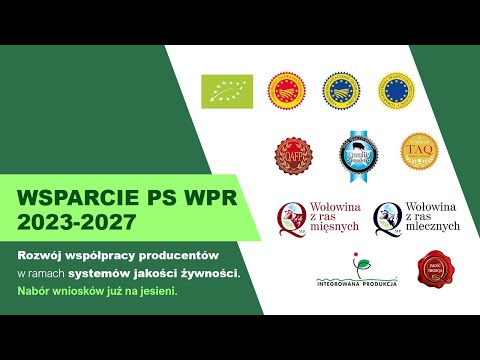 To się Opłaca - Wsparcie PS WPR 2023-2027 - Rozwój współpracy producentów w ramach jakości żywności