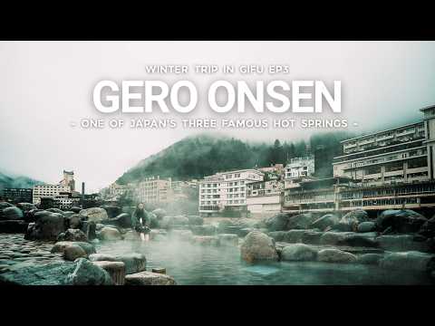 Winter Trip in GIFU Ep.3｜Gero Onsen ♨︎ A Famous Hot Spring Town with Cute Frog Motifs