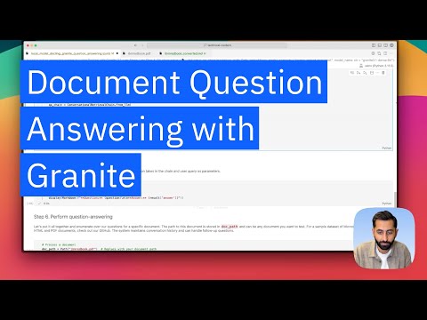Build a document-based question answering system by using Docling with Granite 3.1