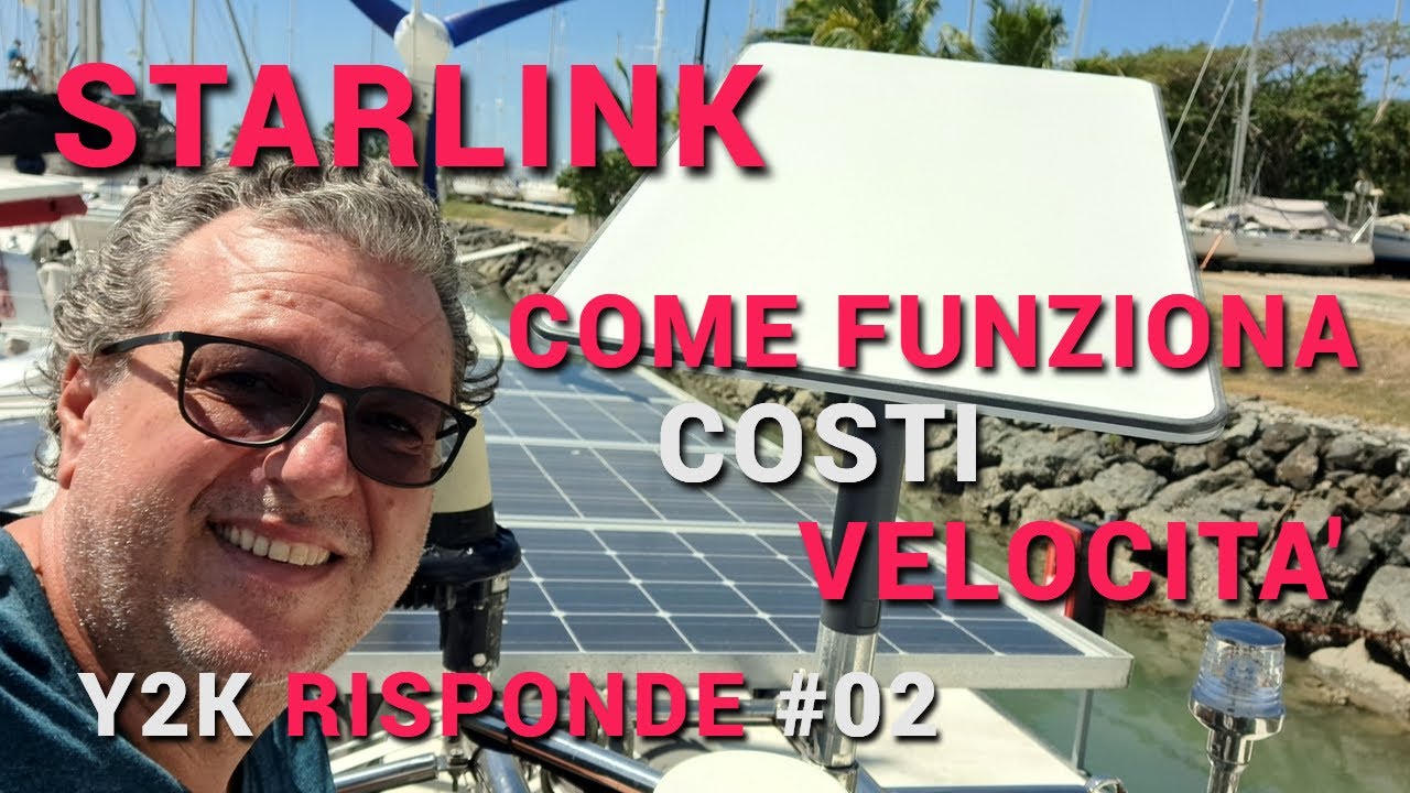 STARLINK on a boat, installation, how it works, costs and speeds - (2023)
