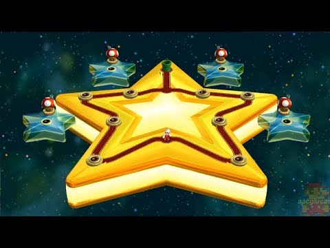 New Super Mario Bros U 100% (5 Stars) WORLD 9: Superstar Road Part 1
