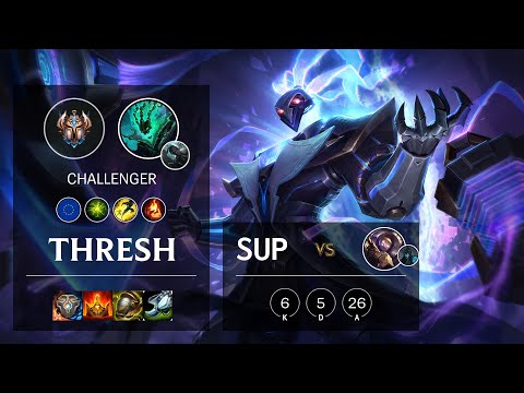 Thresh Support vs Blitzcrank - EUW Challenger Patch 10.14