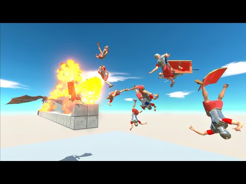 Dragon vs Army Unit - Animal Revolt Battle Simulator