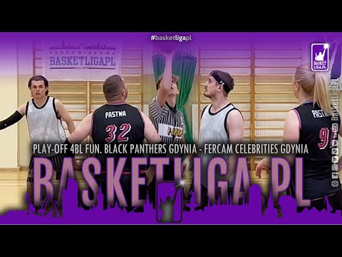 Derby Gdyni w play-offach Fun Basket Ligi | Black Panthers - Fercam Celebrities | MVP Łukasz Pastwa
