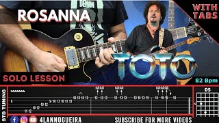 Download lagu Rosanna - Toto (Solo Lesson with Tabs   Normal/Slow Speed) mp3