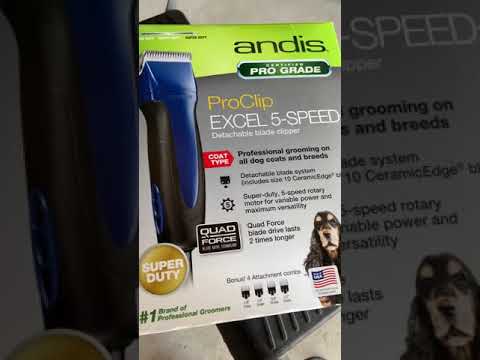 Quick review on cool Excel 5-speed andis clipper