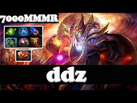 Dota 2 - ddz 7000MMR Plays Invoker vol 7 - Ranked Match Gameplay