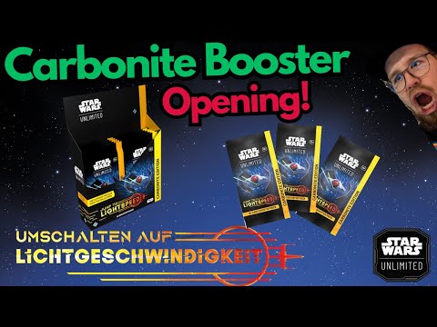 Star Wars Unlimited: Carbonite Booster Opening Set 4 | Die Prestige Karten sind der Hammer!