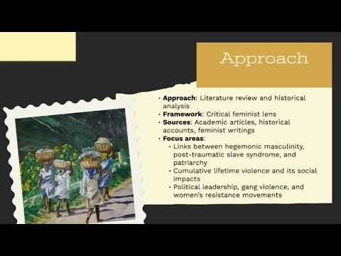 Haiti’s Complex Relationship With Violence, Masculinity, and Gender Inequality - Claire Antoine