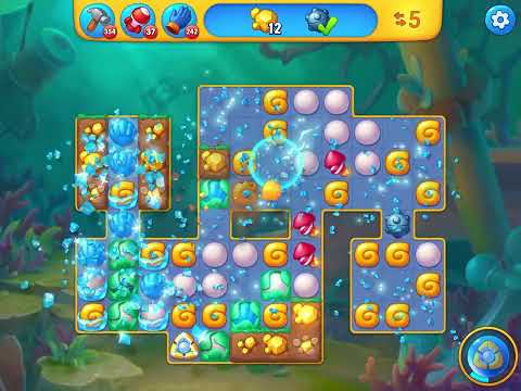 Fishdom level 5715 no boosters フィッシュダム ノーマル [Friend's]