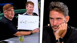 Mr Tartaria le explica a Santaolalla porque E = mc² está incompleta, le falta la **H**