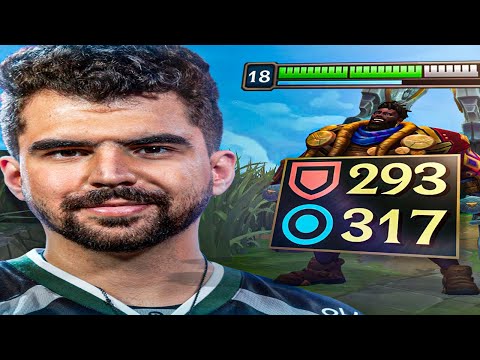 WIDE K'SANTE?! 4,700 HP 💪 293 Armor🤷‍♂️ 317 MR 💦 Unstoppable 🚫 A Shield 🛡 Goes Over Walls🧱