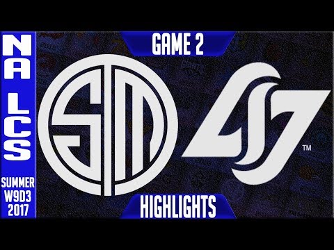 TSM vs CLG Highlights Game 2 Week 9 NA LCS Summer 2017 Team Solomid vs CLG G2