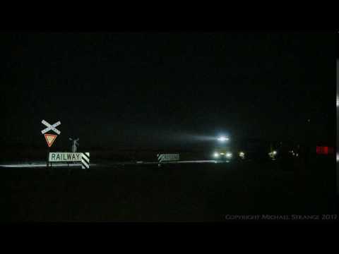 Pacific National Freight Train At Night - PoathTV Australian Trains & Railways