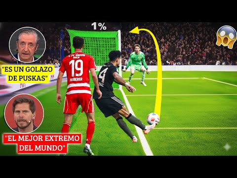 🔥"EL MEJOR EXTREMO DEL MUNDO" Periodistas del MUNDO REACCIONAN al GOLAZO PUSKAS de LUIS DIAZ HOY