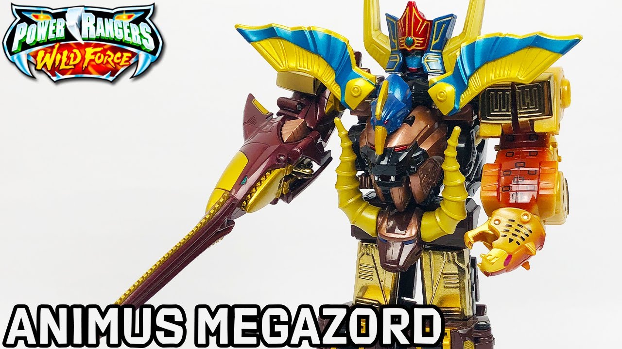 Deluxe Animus Megazord Review - Power Rangers Wild Force 2002 Bandai