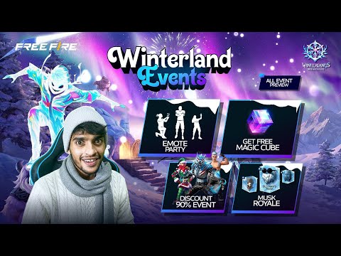 WINTERLAND EVENT STARTED 🥶 Free Fire MaX