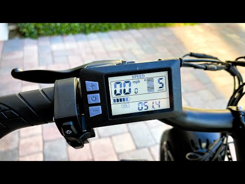 Jansno eBike settings X50 X70 - advanced display settings P01-P20
