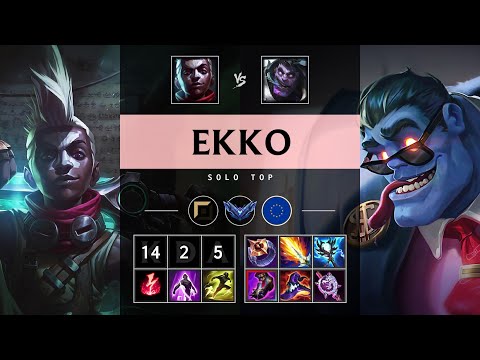 Ekko Top vs Dr. Mundo - EUW Diamond Patch 25.12