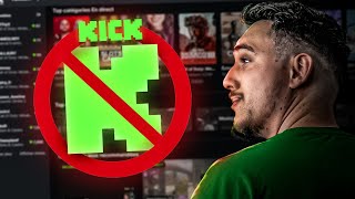 KICK et moi c'est terminé...