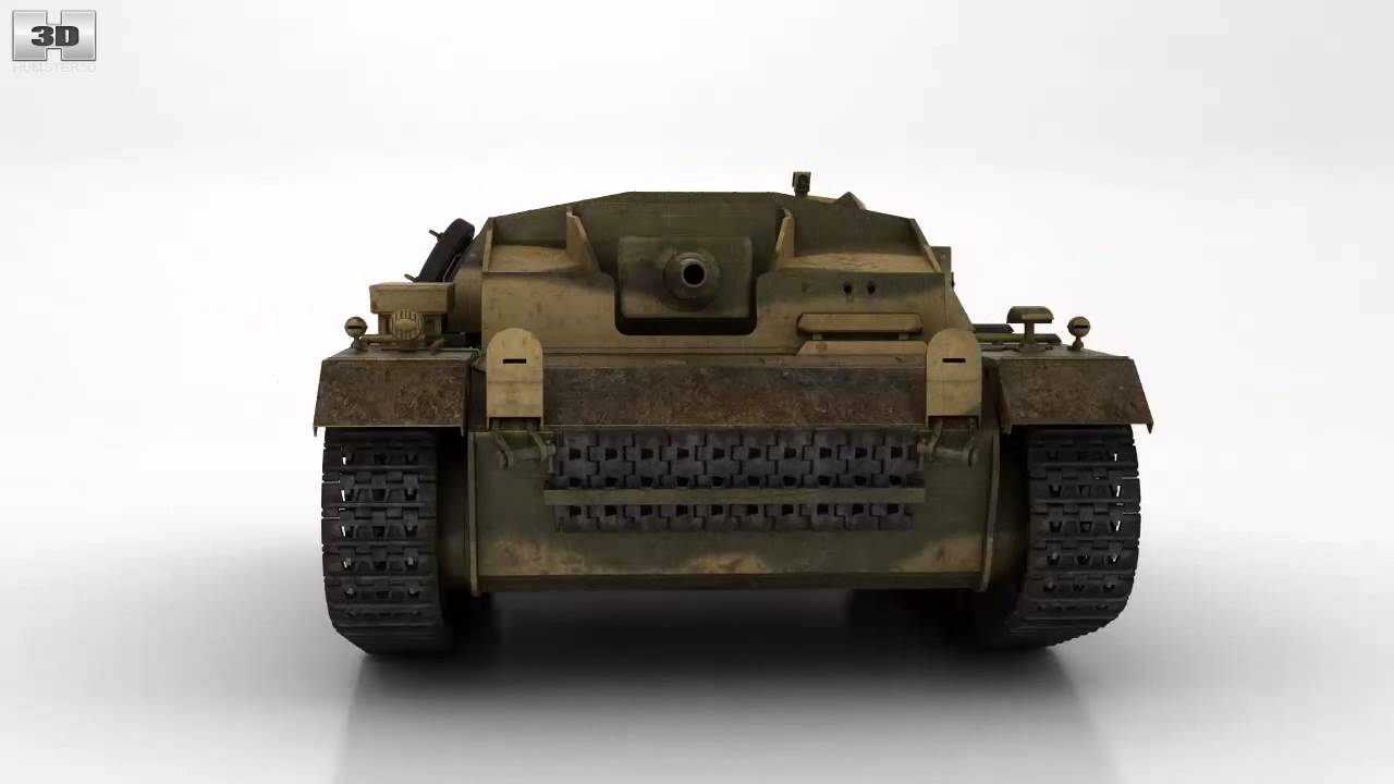 StuG III 3D model by 3DModels.org