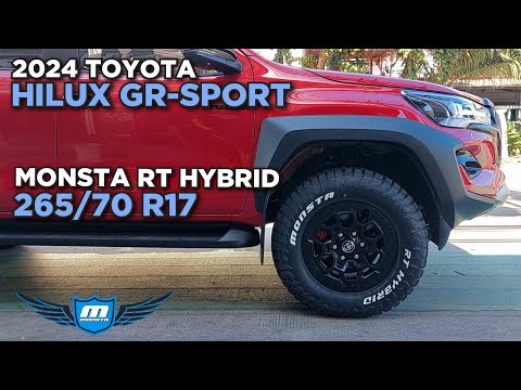 2024 Toyota Hilux GR-Sport on Monsta RT Hybrid 265/70 R17 @ RNH Tire Supply
