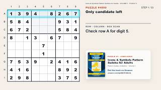 Easy Naked Single Sudoku | Compass Cross Pattern — Puzzle #3 (#4809)
